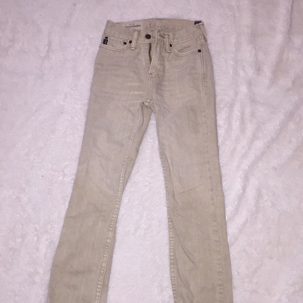 Boys tan jeans size 10 (runs small)